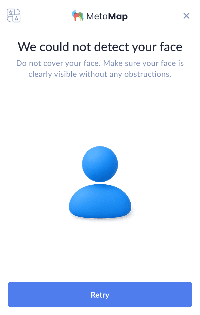 MetaMap SDK screen