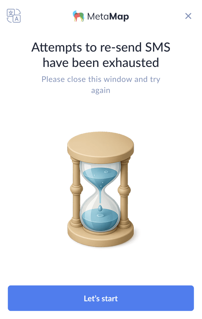 MetaMap SDK screen